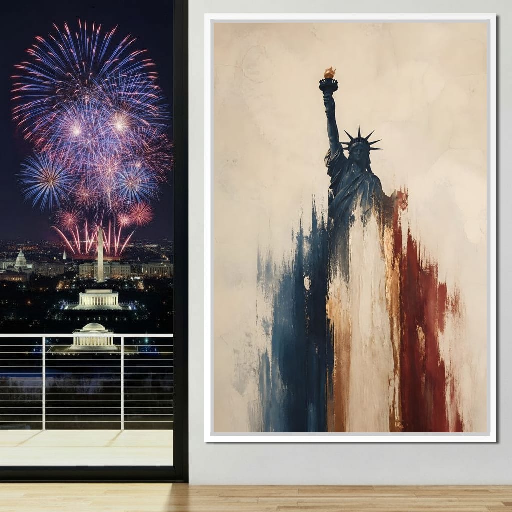 Legacy of the Rising Flame Canvas Wall Art