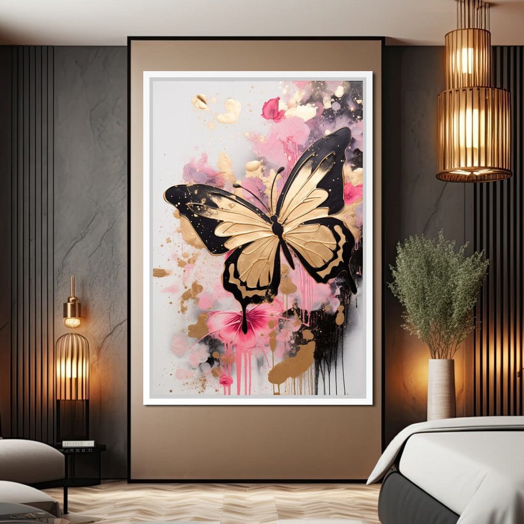 Dreamflight in Pink Hues Canvas Wall Art