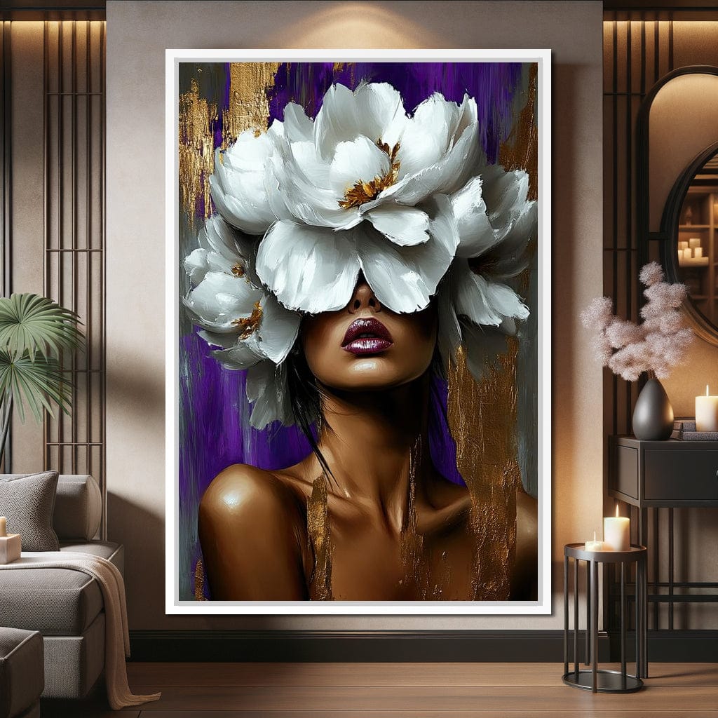 Radiant Blossom Essence Canvas Wall Art