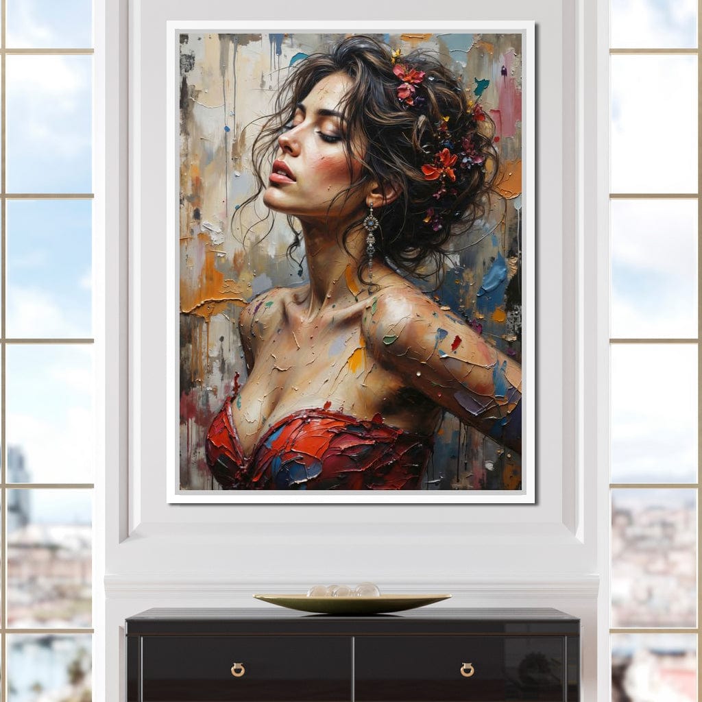 Whispering Beauty Canvas Wall Art