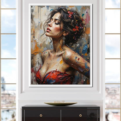 Whispering Beauty Canvas Wall Art