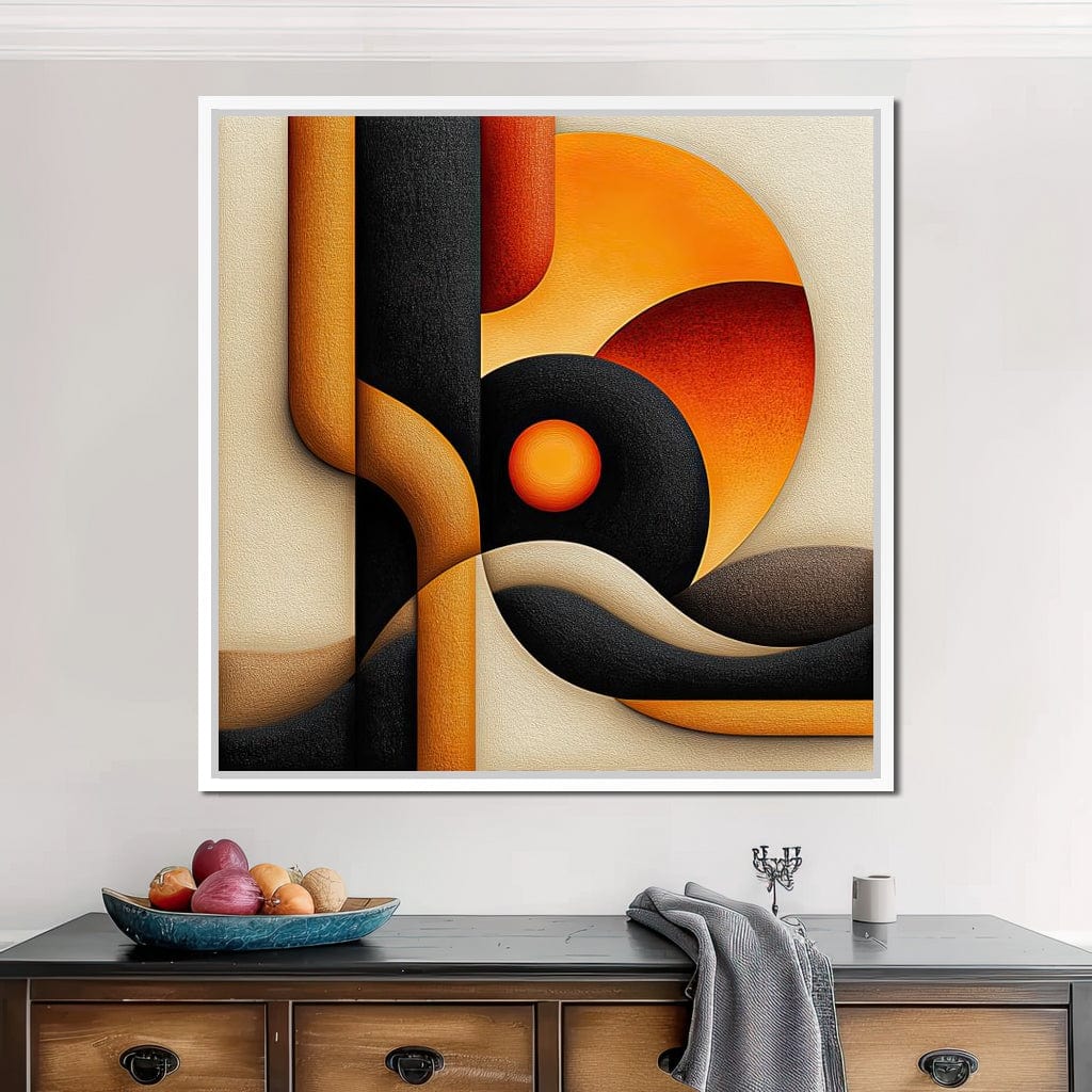 Abstract Dusk Canvas Wall Art