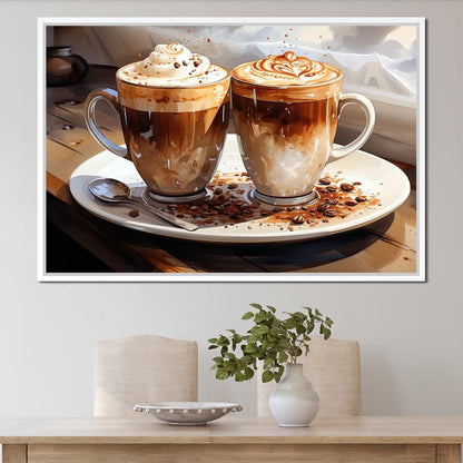 Mocha Moments Canvas Wall Art