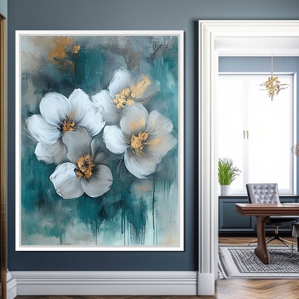 Floral Symphony Harmony Canvas Wall Art