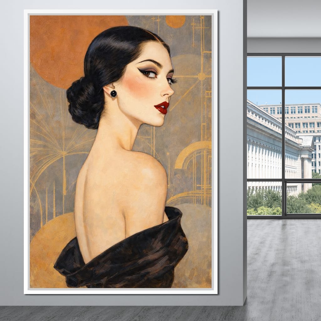 Velvet Elegance Canvas Wall Art