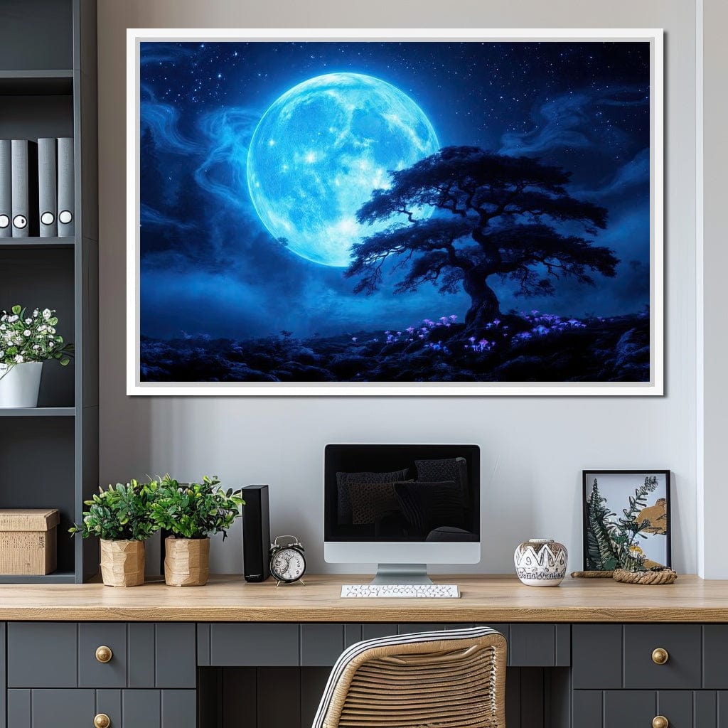 Nocturne in Indigo Canvas Wall Art