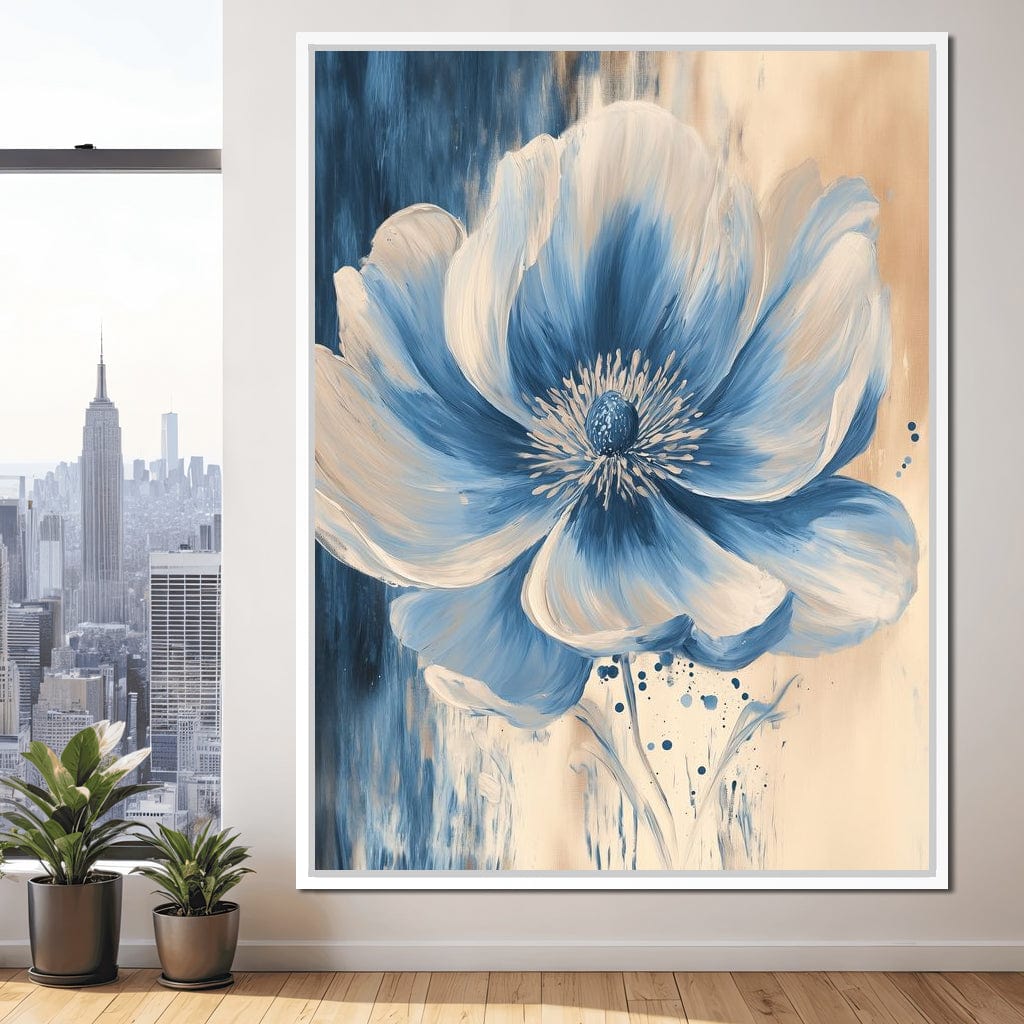 Flowering Tranquil Petals Canvas Wall Art