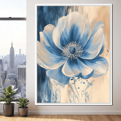 Flowering Tranquil Petals Canvas Wall Art
