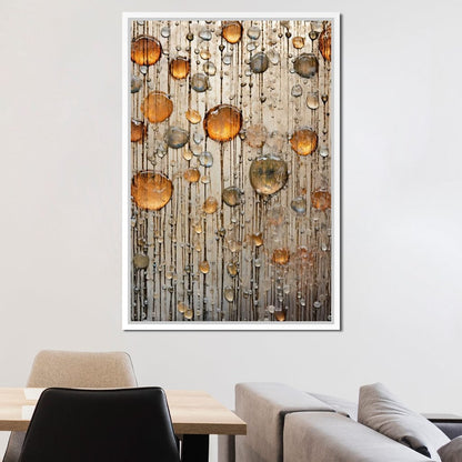 Droplet Hues Canvas Wall Art