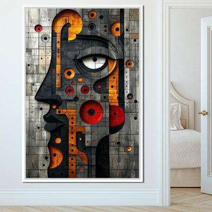 Geometric Fusion Enigma Canvas Wall Art