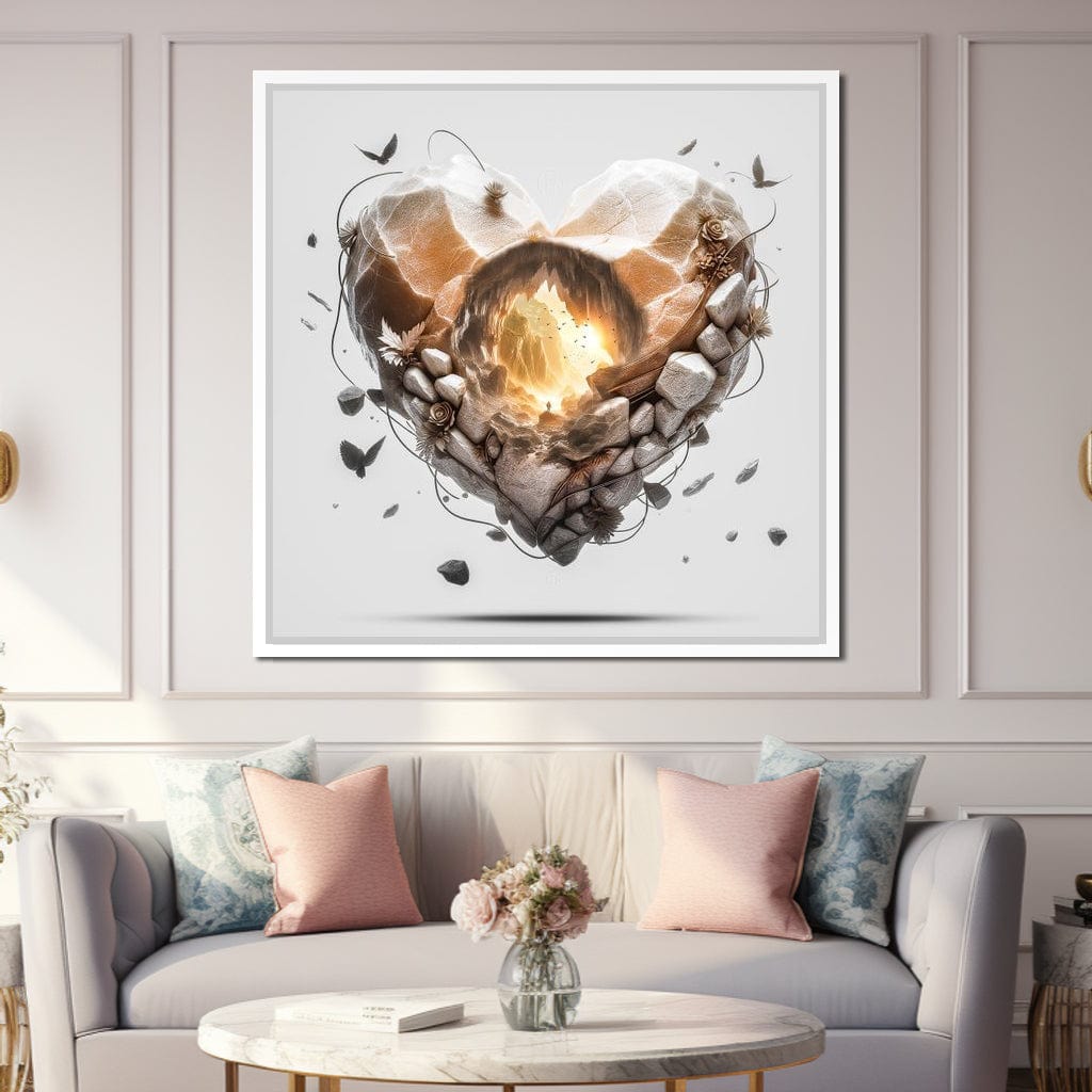 Heart Canvas Wall Art