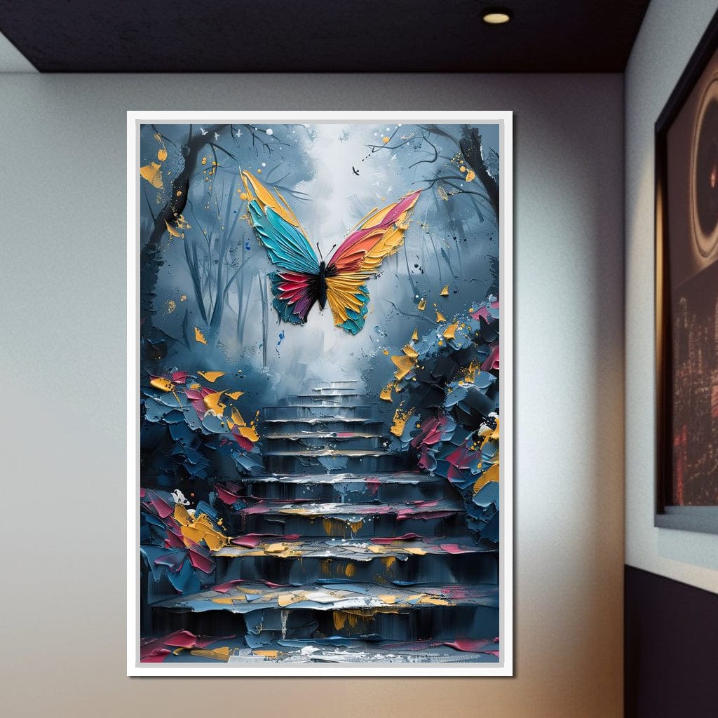 Spectral Flight Ascending Canvas Wall Art