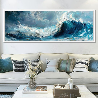 Oceanic Serenade Dance Canvas Wall Art