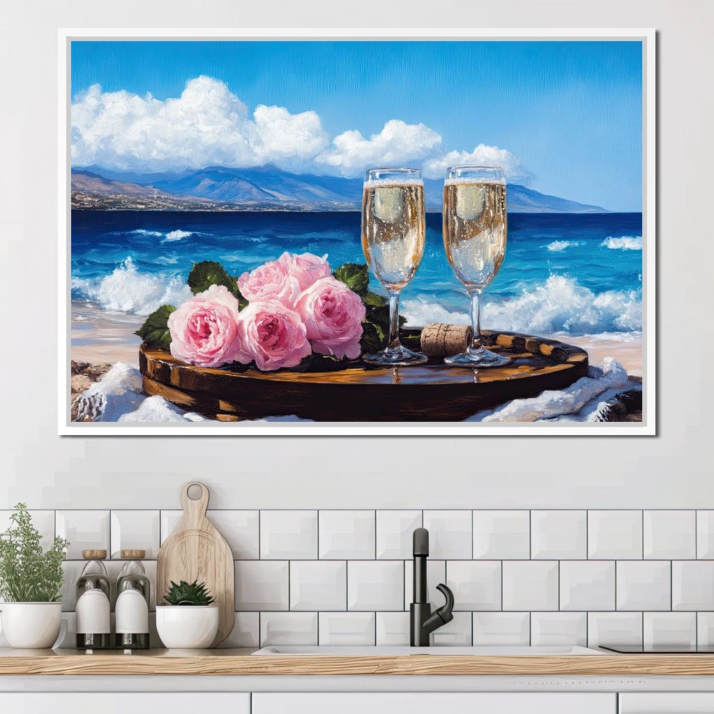 Oceanfront Celebration Bliss Canvas Wall Art