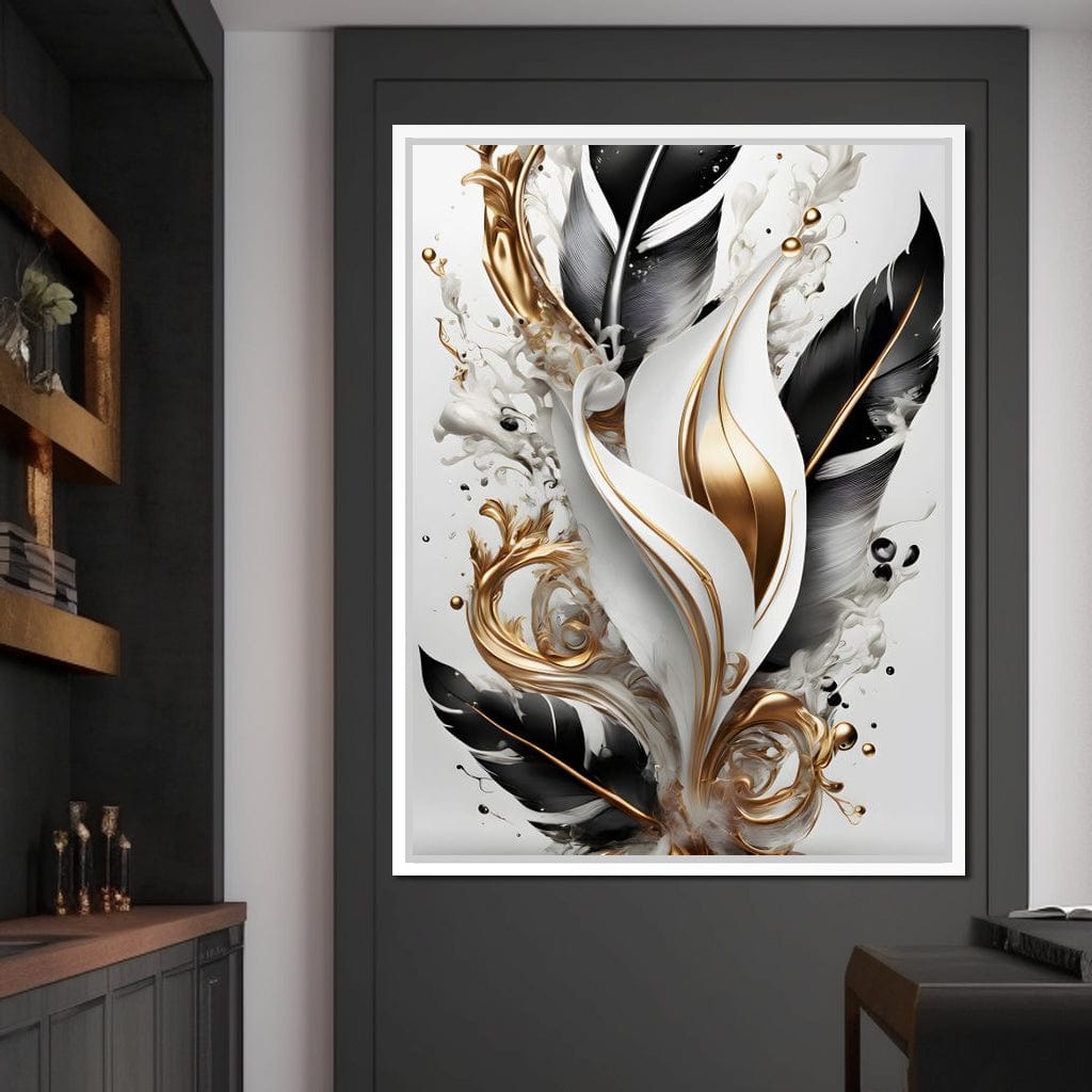 A feather's dream Canvas Wall Art