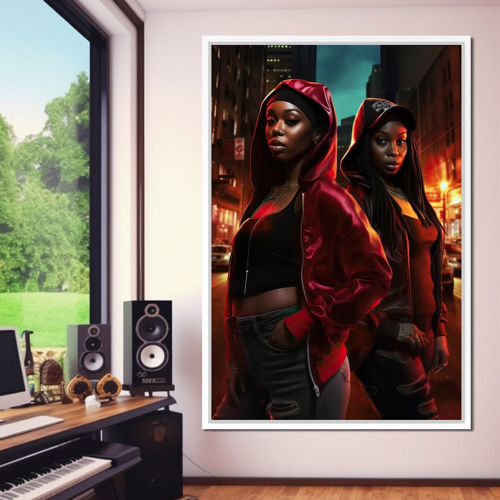 Verses in Velvet Canvas Wall Art