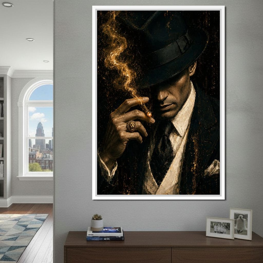 Legacy of the Gilded Shadow Canvas Wall Art