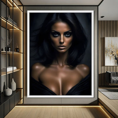 Female Portrait 199 Canvas Wall Art