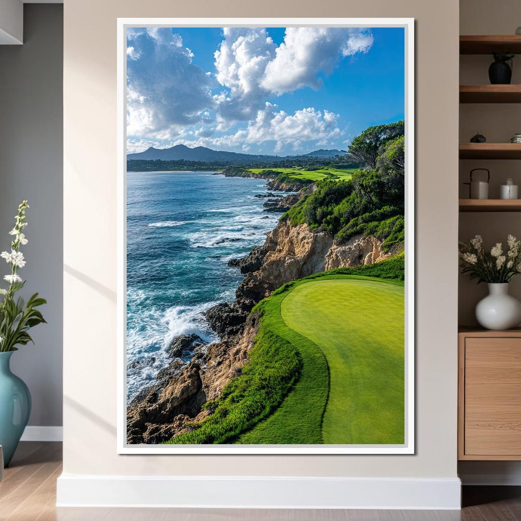 Coastal Greens Harmony Canvas Wall Art