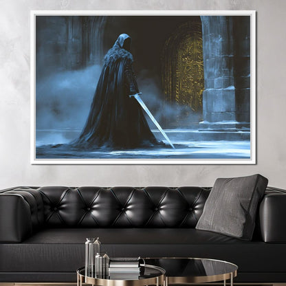 Guardian of the Gilded Realm Canvas Wall Art