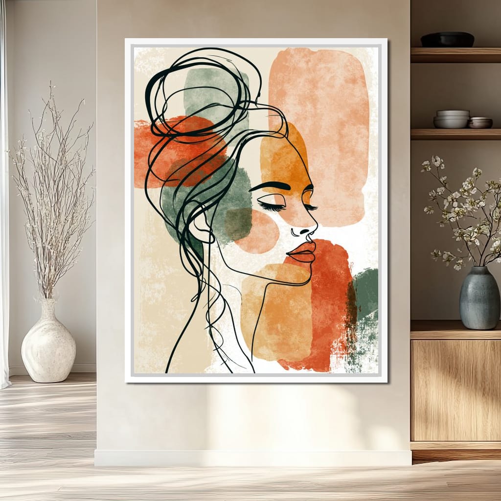 Contours of a Quiet Afternoon Canvas Wall Art