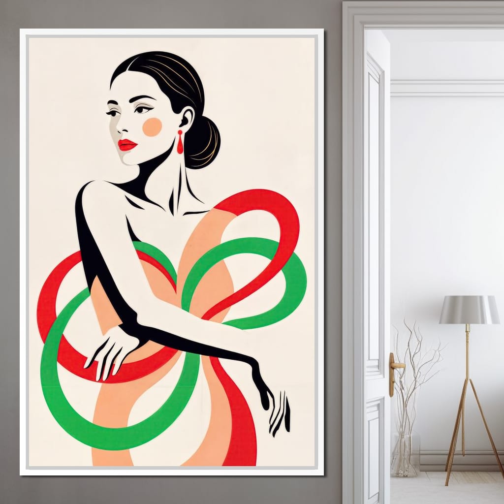 Deco Darling Canvas Wall Art