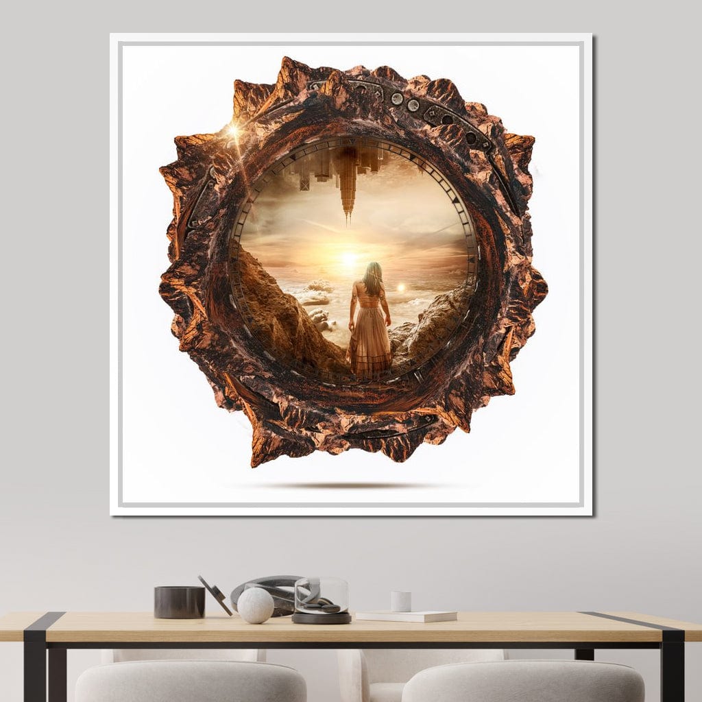 Surreal Time Canvas Wall Art