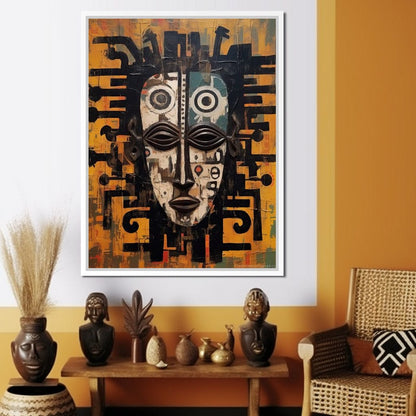 Tribal Mask 19 Canvas Wall Art