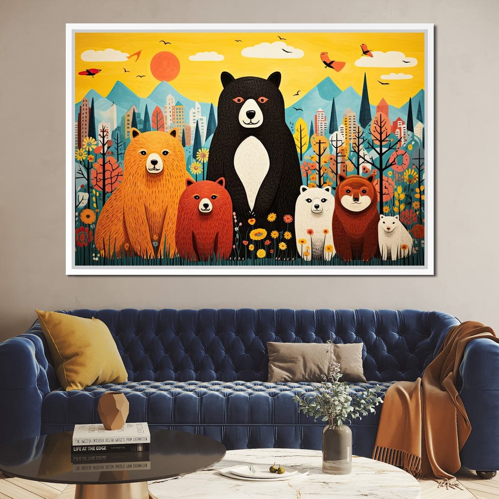 Sundown in the Wild Frontier Canvas Wall Art