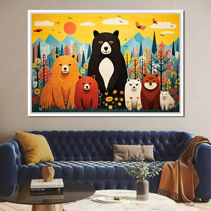 Sundown in the Wild Frontier Canvas Wall Art