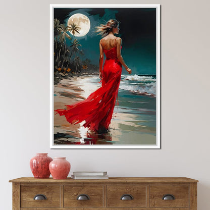 Female Portrait 062 Canvas Wall Art