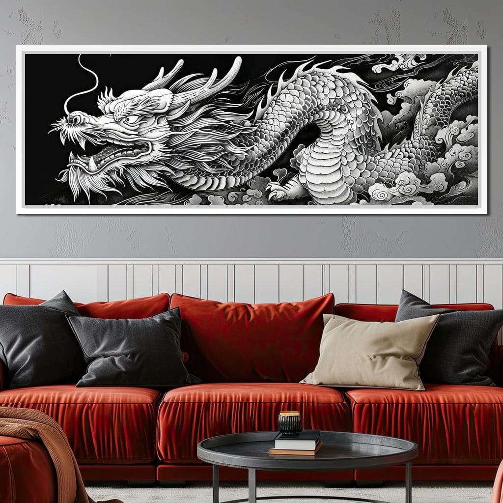 Eternal Dragon's Flight Canvas Wall Art