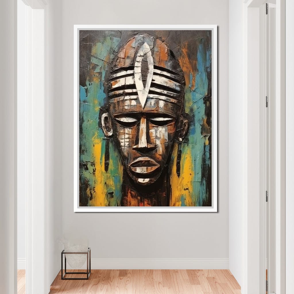 Tribal Mask 18 Canvas Wall Art