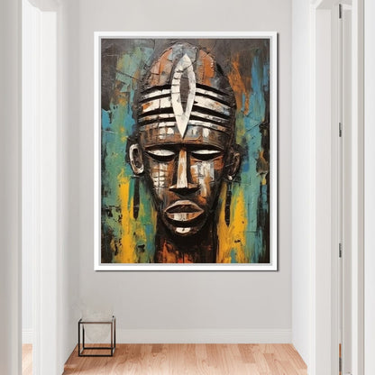 Tribal Mask 18 Canvas Wall Art
