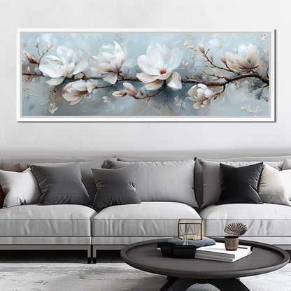 Serene Blossom Symphony Canvas Wall Art