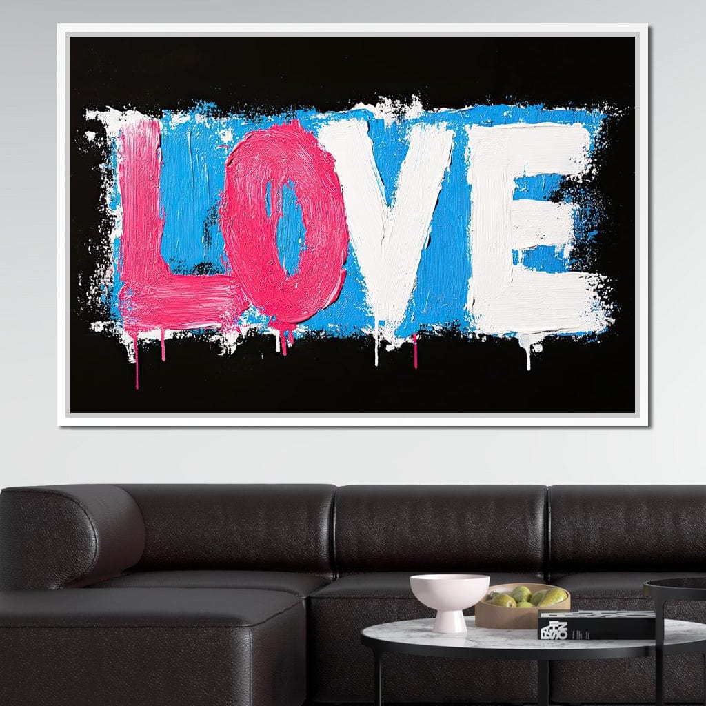 Bold Strokes of Passion Canvas Wall Art