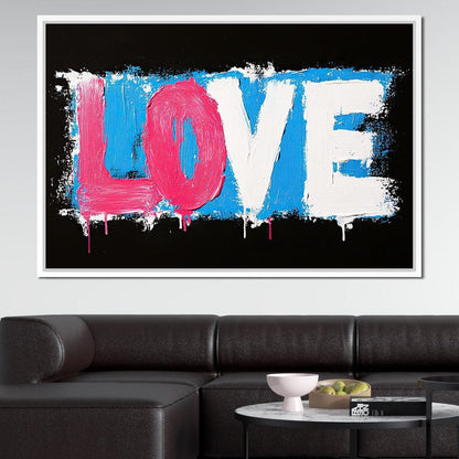 Bold Strokes of Passion Canvas Wall Art