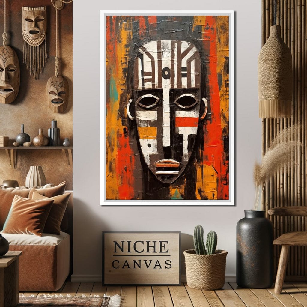 Tribal Mask 13 Canvas Wall Art