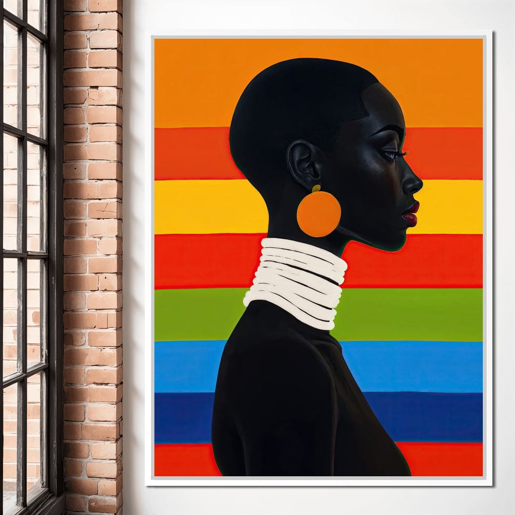Wrapped in Pride Canvas Wall Art