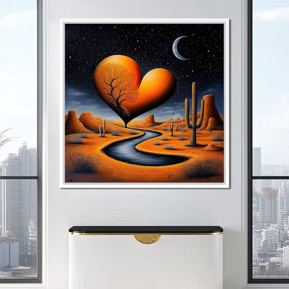 Heart of the Desert Canvas Wall Art