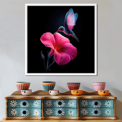 Whispers of the Hummingbird Canvas Wall Art