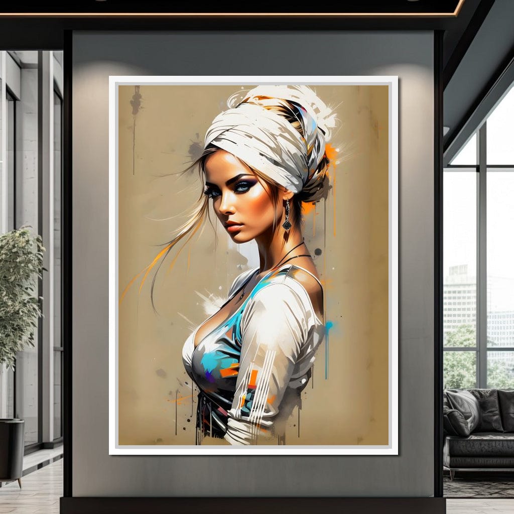 Female Portrait 256 Canvas Wall Art
