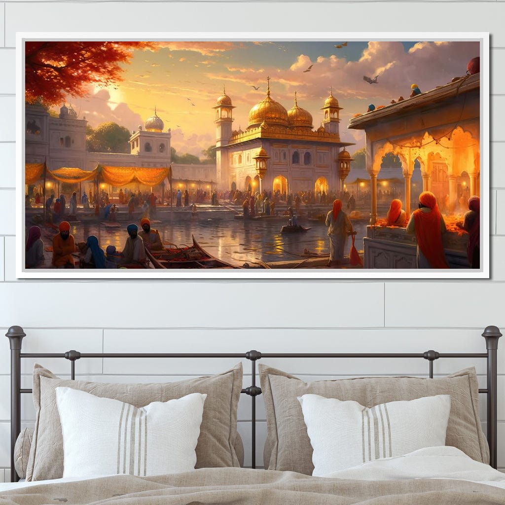 Sikh Temple Canvas Wall Art
