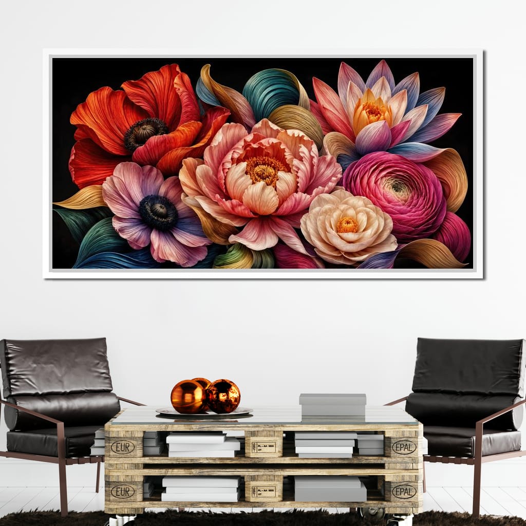 The Bouquet That Learned To Sing Canvas Wall Art