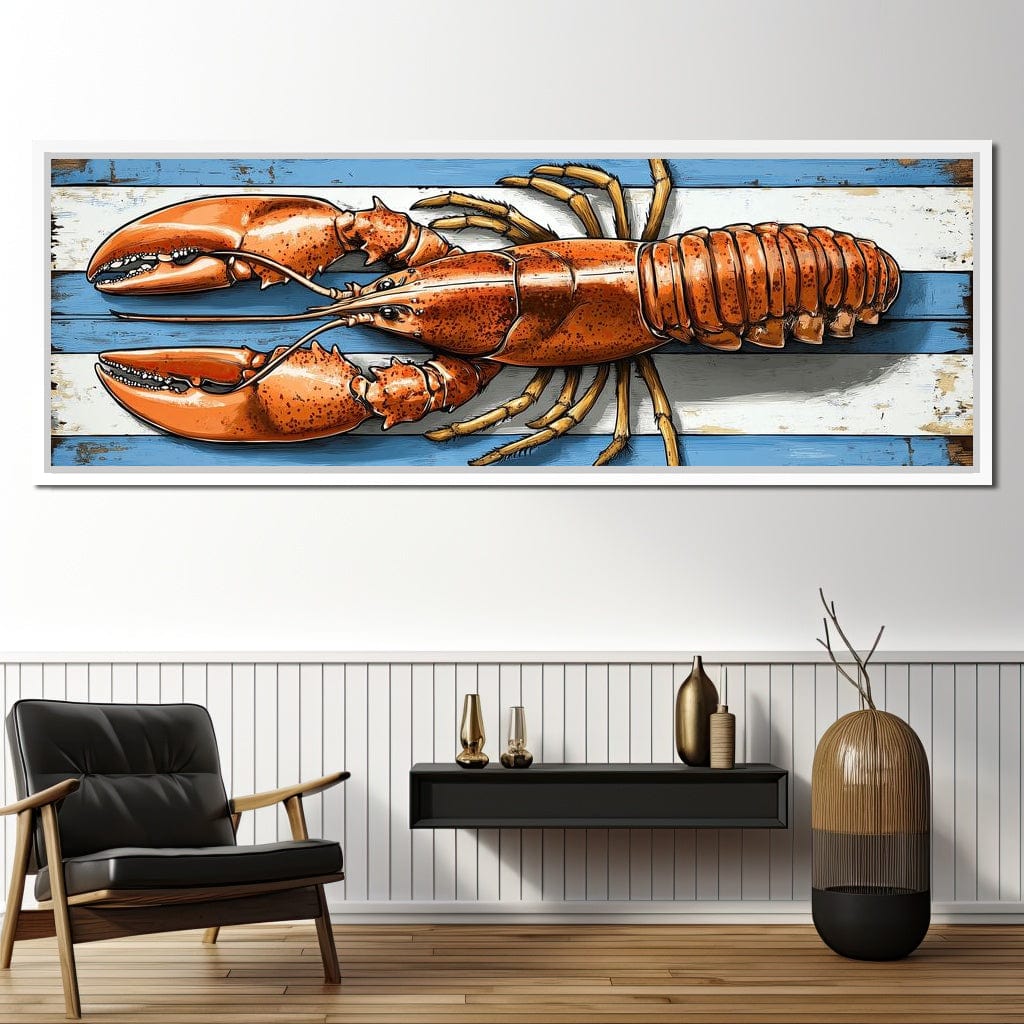 Oceanic Lobster Delight Canvas Wall Art