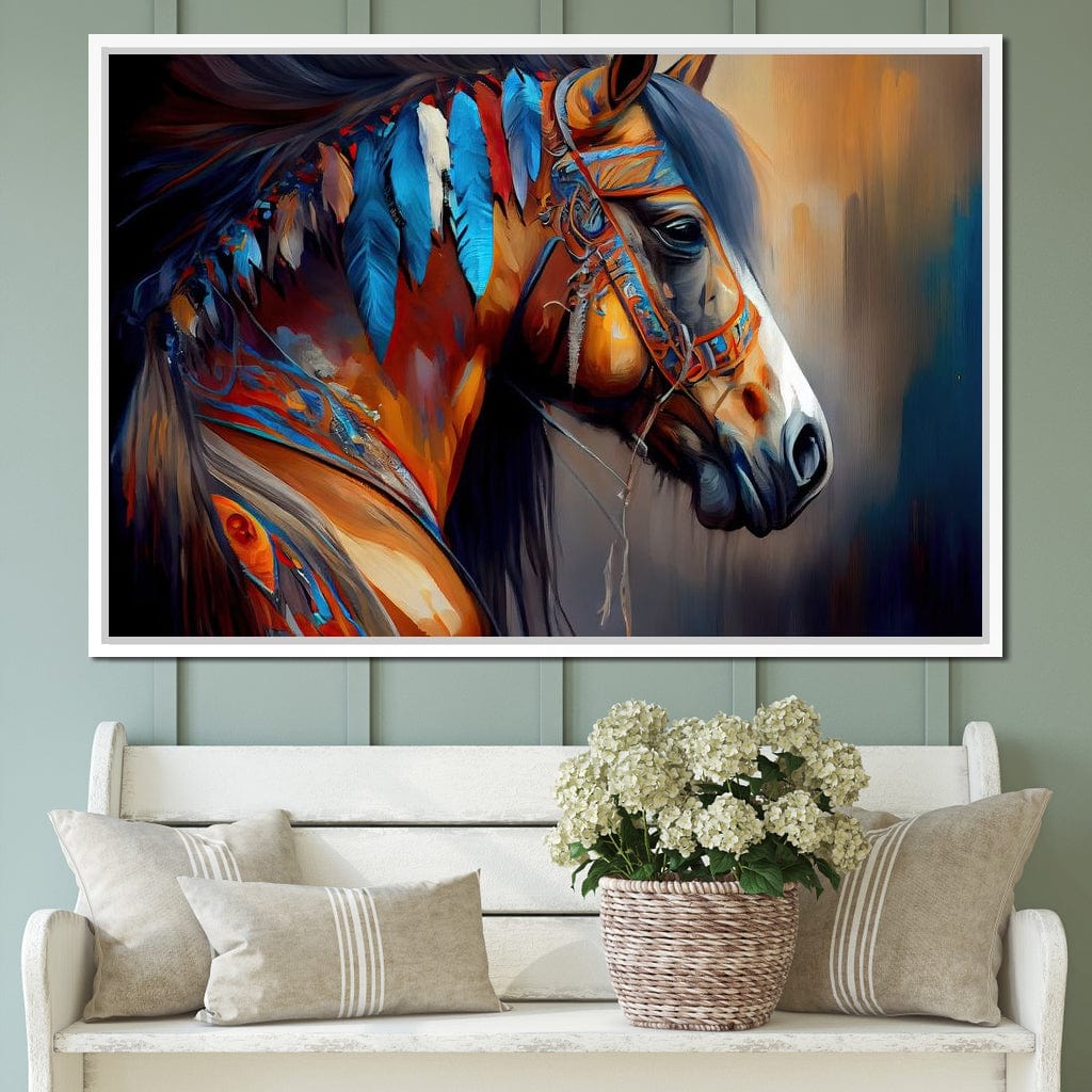 Cherokee Horse 5 Canvas Wall Art