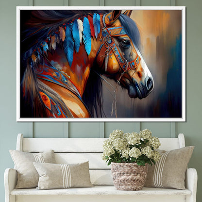 Cherokee Horse 5 Canvas Wall Art