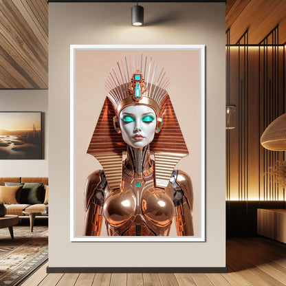 Cyber Cleopatra Canvas Wall Art