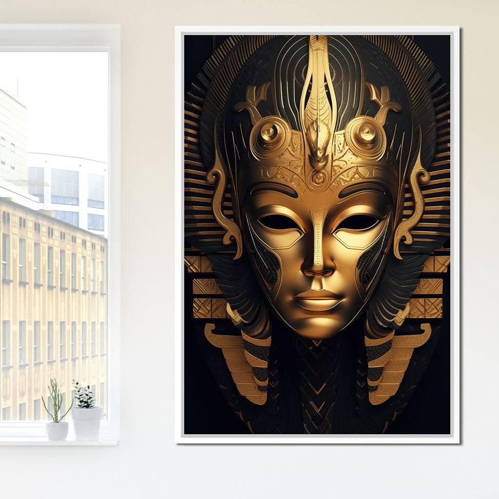 Radiant Ruler of Ancient Egypt Canvas Wall Art