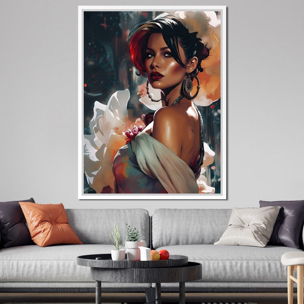 Female Portrait 114 Canvas Wall Art